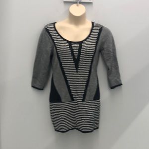 Venus Black and White Sweater Dress Size L